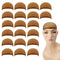 LPOW Wig Caps 20 Pieces Brown Wig Caps, Soft Thin Stretchy Nylon Stocking Wig Caps